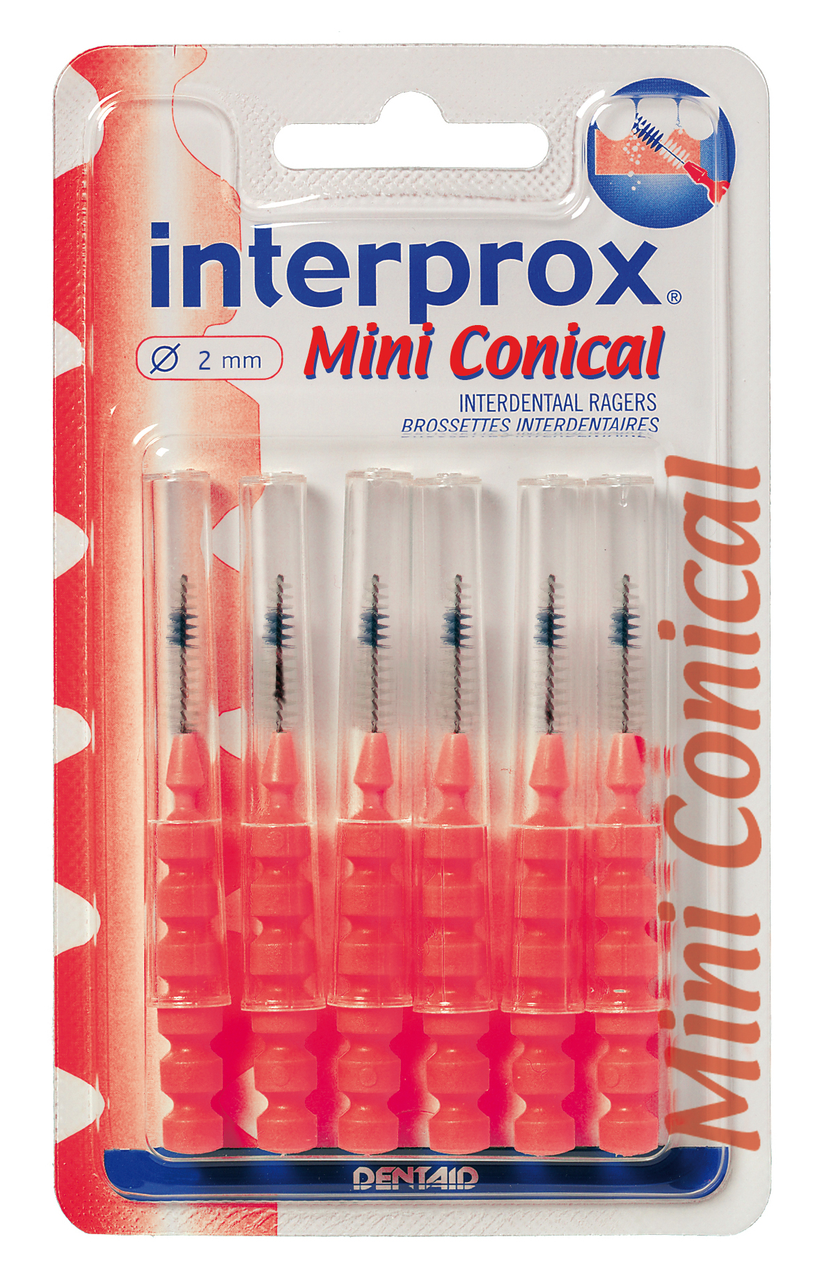 Interprox Regular Mini Conical rood 2 - 4 1310 - Mondzorgpraktijk